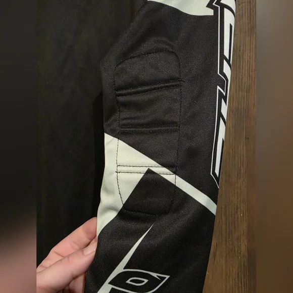 O'NEAL MX Racing Jersey w/ Padded Elbows- YOUTH LARGE - Picture 5 of 5